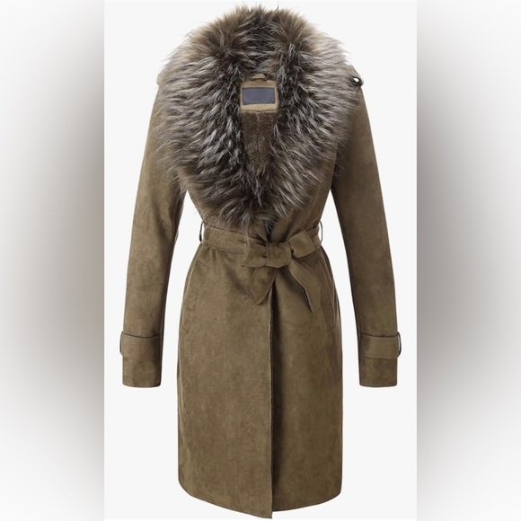 Bellivera Jackets & Blazers - Faux Suede Coat